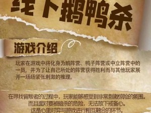 鹅鸭杀银币意外丢失解决方案：探究金币清空原因及应对策略