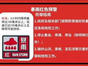 暴雨红色预警紧急防御指南：全方位应对暴雨天气的实用指南