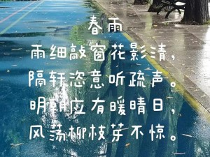 室外春雨绵绵室内欢声依旧-室外春雨绵绵，室内却依然欢声笑语