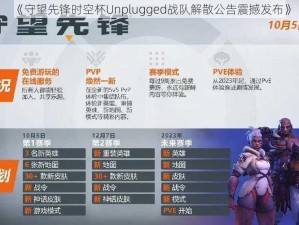 《守望先锋时空杯Unplugged战队解散公告震撼发布》