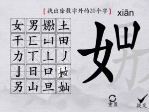 汉字找茬王秸字解析：揭示20个常见字攻略与分享识字的智慧