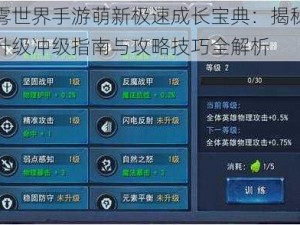 迷雾世界手游萌新极速成长宝典：揭秘高效升级冲级指南与攻略技巧全解析