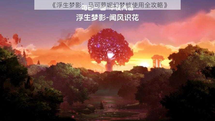 《浮生梦影：马可萝妮幻梦核使用全攻略》