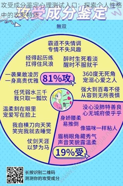 攻受成分鉴定心理测试入口：探索个人性格中的攻受特质