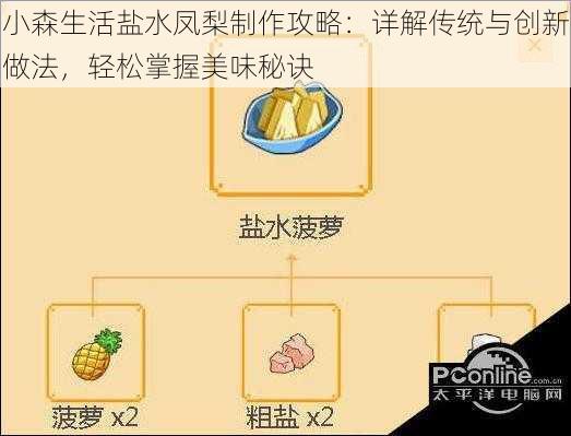 小森生活盐水凤梨制作攻略：详解传统与创新做法，轻松掌握美味秘诀