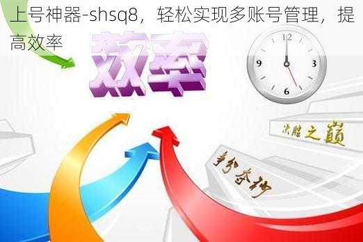 上号神器-shsq8，轻松实现多账号管理，提高效率