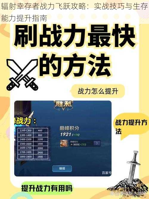 辐射幸存者战力飞跃攻略：实战技巧与生存能力提升指南