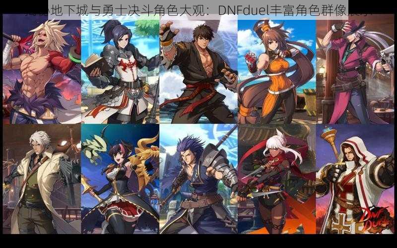 揭秘地下城与勇士决斗角色大观：DNFduel丰富角色群像展示