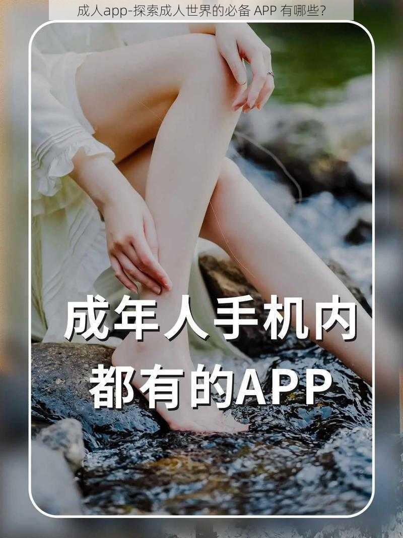 成人app-探索成人世界的必备 APP 有哪些？