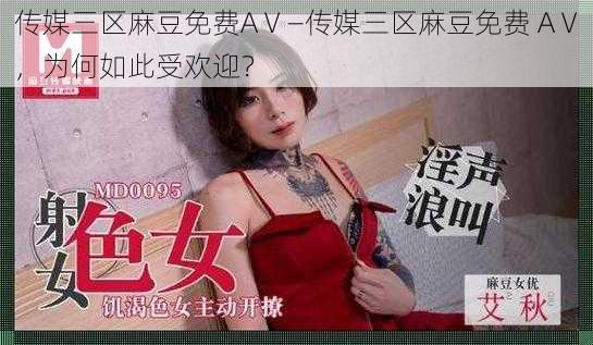 传媒三区麻豆免费AⅤ—传媒三区麻豆免费 AⅤ，为何如此受欢迎？