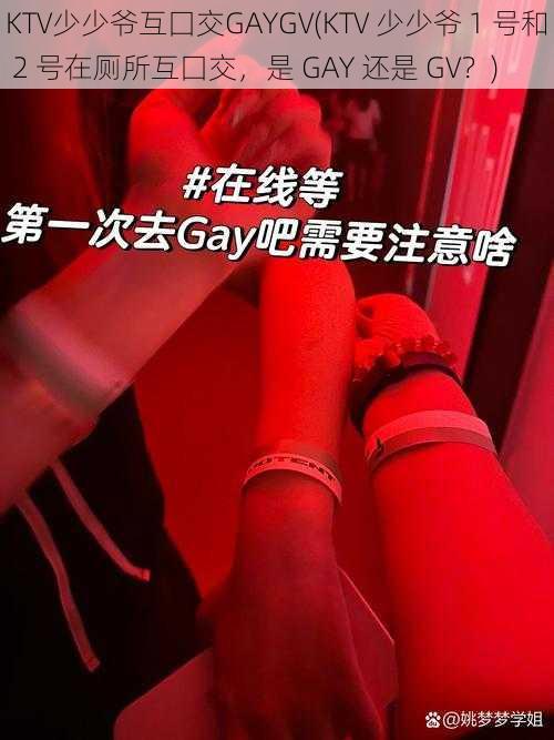 KTV少少爷互囗交GAYGV(KTV 少少爷 1 号和 2 号在厕所互囗交，是 GAY 还是 GV？)