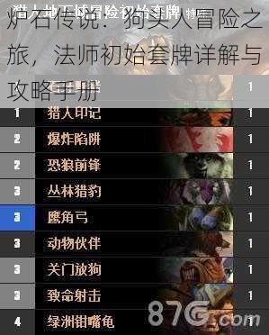 炉石传说：狗头人冒险之旅，法师初始套牌详解与攻略手册