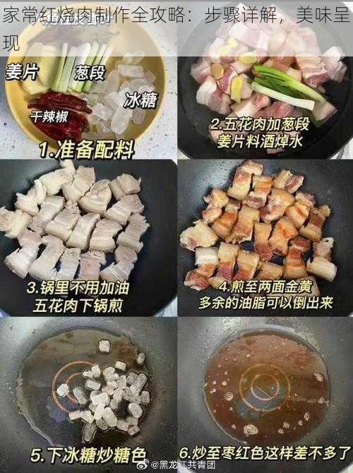 家常红烧肉制作全攻略：步骤详解，美味呈现