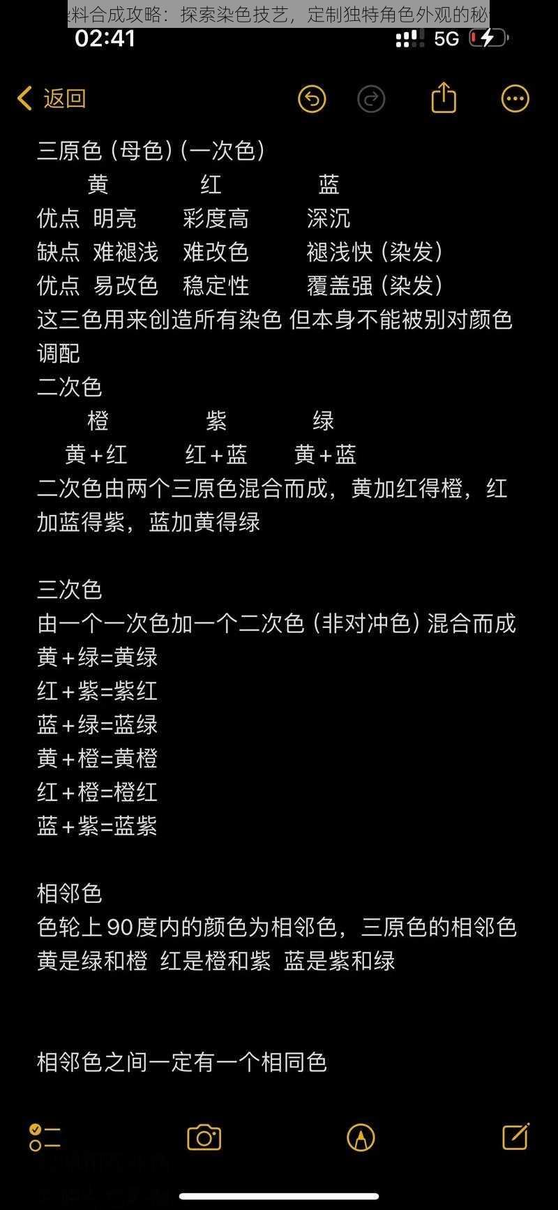 原神染料合成攻略：探索染色技艺，定制独特角色外观的秘诀指南